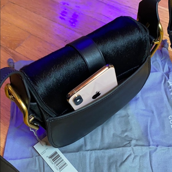🆕 Anne Klein Calf Hair & Leather Crossbody Bag - Picture 6 of 8